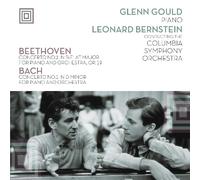 Glenn Gould Plays Beethoven Concerto No.2 and Bach Concerto No.1 (Vinyl LP)