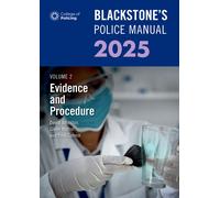 Glenn Hutton Dave Jo Blackstone's Police Manual Volume 2: Evidence (Tascabile)