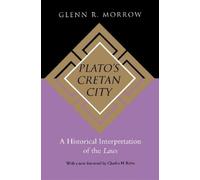Glenn R. Morrow Plato's Cretan City (Tascabile)