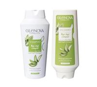 Glenova Cosmetics Kit Shampoo Balsamo Capelli con Estratti di Aloe Vera