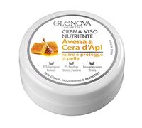 GLENOVA Crema Viso Nutriente con Avena e Cera d'Api - Nutre e Protegge la Pelle