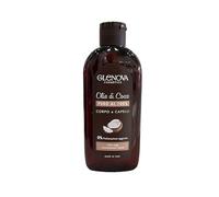 Glenova Olio di Cocco Puro al 100% Corpo e Capelli 0% Profumazione Aggiunta 200 ml