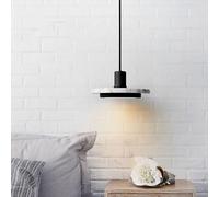 GLETSF all-Copper Light Luxury Durable Chandeliers/LED Marble Pendant Light/Dining Table Kitchen Living Room Background Wall Hanging Lamp/Commercial Front Cashier Decoration Lig-Dark-A