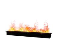 GLETSF Camino A Vapore Acqueo 3D con Umidificatore, Fiamma Nordica, Semplice Mobile TV da Incasso, Camino per La Casa, Soggiorno, Camino Elettronico, Lampada A Fiamma, Umidifica-A-150cm