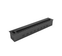 GLETSF Camino Decorativo 3D, Simulazione di Camino Nebulizzatore, Umidificatore da Pavimento Decorativo Finto-1.5m