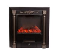 GLETSF Camino Decorativo, Inserto per Camino Elettrico Incorporato, Fiamma Realistica 3D, Telecomando, Colonna Romana Decorativa