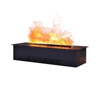 GLETSF Camino Elettrico Moderno con Effetto Fiamma 3D Regolabile E Telecomando, Stufa Elettrica da Incasso per L'Arredamento della Casa