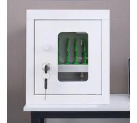 GLETSF Cassetta di Sicurezza Ricaricabile per cellulari con Stazione di Ricarica USB, Ideale per Studenti, dipendenti e turisti, con 6 Scomparti.,6Slots