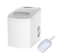 GLETSF Fabbricatore di Ghiaccio Macchina per cubetti di Ghiaccio, Macchina per cubetti di Ghiaccio da banco 13 Kg/24 H con Paletta e cestello Rimovibile