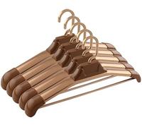 GLETSF Grucce per Adulti, Grucce per Abiti, Confezione da 5 Grucce Spesse E Salvaspazio, Adatte per Camicie, Abiti E Grucce.-D