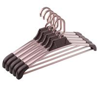 GLETSF Grucce per Adulti, Grucce per Abiti, Confezione da 5 Grucce Spesse E Salvaspazio, Adatte per Camicie, Abiti E Grucce.-C