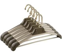 GLETSF Grucce per Adulti, Grucce per Abiti, Confezione da 5 Grucce Spesse E Salvaspazio, Adatte per Camicie, Abiti E Grucce.-E