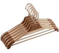 GLETSF Grucce per Adulti, Grucce per Abiti, Confezione da 5 Grucce Spesse E Salvaspazio, Adatte per Camicie, Abiti E Grucce.-A