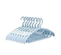 GLETSF Gruccia 10 Pezzi/Set Gruccia in Plastica Spessa con Spalla Larga, Struttura Portante per Vestiti E Cappotti, Appendiabiti per Adulti Antiscivolo, Appendiabiti