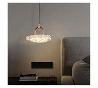 GLETSF Italian Light Luxury LED Single Head Pendant Light Modern Simple Restaurant Chandelier High Bedroom Bedside Atmosphere Lamp,Modern Lighting-13.5cm