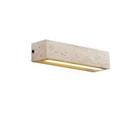 GLETSF LED Natural Stone Wall Sconce Nordic Wall Mount Light Bedside Sconces Wall Lighting Fixture Hardwired Wall Lamp, Modern Wall Lights for Living Room Hallway Wall Wash Ligh-42cm