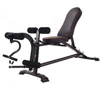 GLETSF Panche per Pesi Panca per Pesi Pieghevole Sgabello con Manubri Attrezzatura Fitness Multifunzione Crunch Addominali Spazio per Allenamento Completo del Corpo E Palestra D