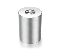 GLETSF Posacenere in Acciaio Inox, Posacenere per Auto, Esterno, Casa, Ufficio, Decorazione da Tavolo con Coperchio, Posacenere Chiuso, Una Piccola Sorpresa