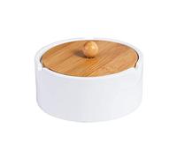 GLETSF Posacenere in Ceramica con Coperchio, Posacenere Rotondo, Semplice E Personalizzato per Ufficio E Soggiorno. Regalo, Decorazione, Una Piccola Sorpresa-C