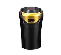 GLETSF Posacenere per Auto Portatile con Coperchio, Luce Blu A LED, Cestino Portatile, Alimentazione USB, Posacenere Senza Fumo, Scatola Porta-Sigarette, Una Piccola Sorpresa-A