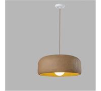 GLETSF Scandinavian LED Pendant Lighting Simple Hanging Fixtures,Modern Pendant Light-Browm-40cm