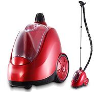 GLETSF Stiratrice Verticale per Indumenti, Stiratrice A Vapore per Indumenti Ad Alta Resistenza da 1750 W per Uso Commerciale, Ferro da Stiro A Vapore per Indumenti, Riscaldamen-Red