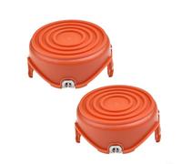 Glewi 2 tappi di copertura per bobine Black & Decker GL315 GL350 GL650 GL670 String Trimmer, accessorio resistente senza attrezzi a scatto