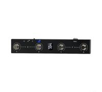Glewi 4 pulsanti wireless per controller MIDI Footswitch, pedale in metallo ricaricabile con USB per CubeSuite App Live Performance