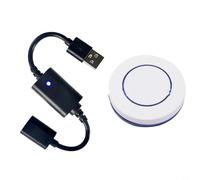 Glewi 5V USB Wireless RF Telecomando Interruttore per Strisce di Luce LED, Ricevitore 433MHz con Funzione di Apprendimento (P30-1)