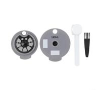 Glewi Capsule di caffè riutilizzabili per Bosch per Tassimo, capacità 12 g con coperchi da 60/180 ml, cucchiaio e pennello, kit per preparare la birra in casa