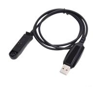 Glewi Cavo di programmazione USB per Baofeng per Walkie Talkie BF 9700 BF R760 UV 9R Plus BF A58 1 m cavo di trasferimento dati nero