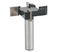 Glewi CNC Spoilboard Surfacing Router Bit 1/2 Pollice Shank Carbide Tipped 4 Ali per Legno MDF Compensato Acrilico Piallatura e Taglio