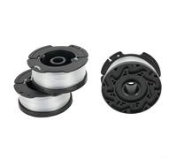 Glewi Confezione da 3 bobine di linea per decespugliatori BLACK-DECKER A6485, compatibili con decespugliatori GL280 GL301 GL425 GL430 GL545, teste di linea decespugliatore