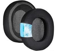 Glewi Cuscinetti auricolari per SteelSeries per ARCTIS 1/3/5/7/9/Pro, cuscinetti in memory foam con rete traspirante, nero (J)