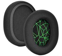 Glewi Cuscinetti auricolari per SteelSeries per ARCTIS 1/3/5/7/9/Pro, cuscinetti in memory foam con rete traspirante, nero (C)