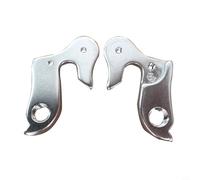 Glewi Gancio per deragliatore posteriore per bicicletta, in lega di alluminio, con staffa di supporto per montaggio a sospensione, compatibile con modelli Rise / XDS / Bull/Felt, colore argento