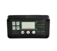Glewi MPPT Regolatore di carica solare 10-100A Display Digitale Regolatore per 12V/24V Batteria Sistema (30A)
