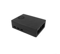 Glewi Per Raspberry Pi 5 Alluminio Armor Caso, Fanless Dissipazione Calore Shell con Precisione, Copertura di Protezione In Metallo Nero (senza ventola B)