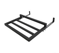 Glewi Porta asciugamani per termosifone, 40 x 25 cm, per scaldasalviette, accessorio da bagno in acciaio al carbonio con design salvaspazio, non richiede fori (grigio)