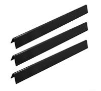 Glewi Set di diffusori di calore in acciaio smaltato per Weber per griglie Spirit E-210 dal 2007 al 2012 - Piastre riscaldanti per barbecue, accessori per diffusori di fiamme nere