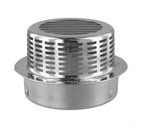 Glewi Tappo per camino in acciaio inossidabile 304, copertura per presa d'aria esterna per tubo di scarico dell'aria da parete esterna (190 mm)