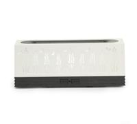 Glewi Umidificatore a farfalla quadrato con luce LED da 60 ml (bianco)