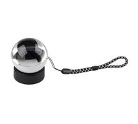 Glewi Video WiFi personalizzato 7 cm per sfera di cristallo con display a LED per anniversari, compleanni, matrimoni, decorazione per la casa, nero (arancione)