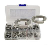 GLFLOW 304 Rondelle di Molla In Acciaio Inox Set M2-M12 Aperto Molla Pezzi Assortimento Per Macchinari Hardware 430 PZ
