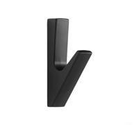 GLFLOW 4 chiusure in ferro per gioielli in legno. GLFLOW | Gancio da parete in alluminio, per bagno, appendiabiti da parete, per giacche, per robusto supporto da parete (nero)