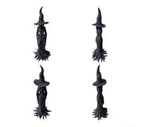 GLFLOW Antica strega statuetta gotica decorativa per Halloween, statua in resina con radici intrecciate, 20 cm o 30 cm (piccola)