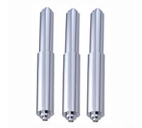 GLFLOW Asta porta rotolo di carta igienica regolabile in plastica, confezione da 3, ricambio a molla 170-110 mm, finitura cromata lucida per la maggior parte dei supporti da bagno (17,8 cm)