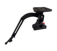 GLFLOW Braccio trasduttore - Fishfinder Mount, porta canna da barca - regolabile 28 - 40 cm con base girevole a 360° - compatibile con la maggior parte delle marche Fish Finder