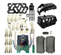 GLFLOW Cassa della batteria, Stoccaggio della batteria al litio, 21700 Custodia in plastica per batteria al litio con scheda PCB, 15 celle di riparazione alloggiamento per DCB200 20V