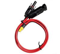 GLFLOW Cavo di prolunga per pannello solare, 10 AWG, per connettore XT60, filo di rame stagnato, ad alta tensione e corrente di collegamento alla batteria del generatore solare (0,5 metri)